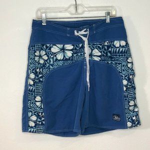 Big Dogs Men's Hawaiian Floral Board Shorts Medium